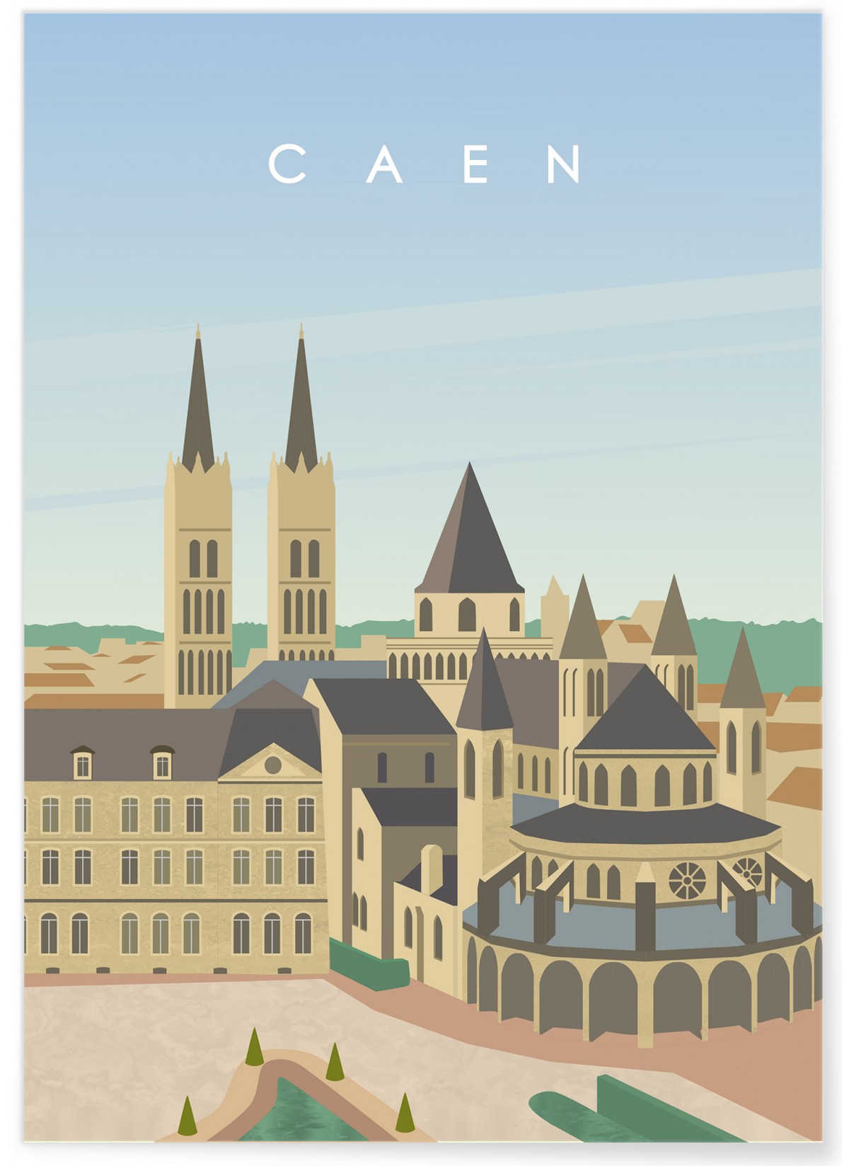 Affiche ville Caen, L'AFFICHERIE