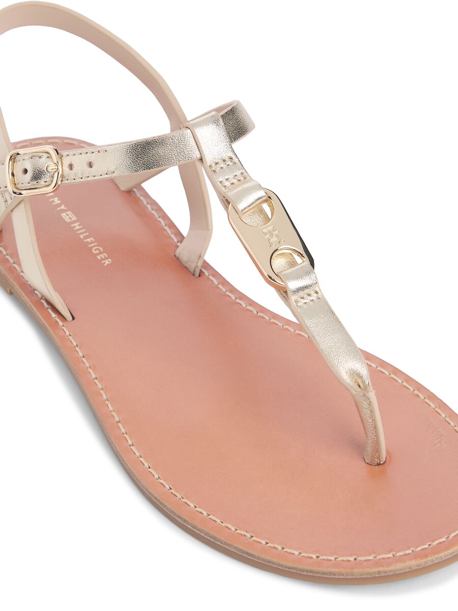 Tommy Hilfiger Sandalias planas de piel — photo 5