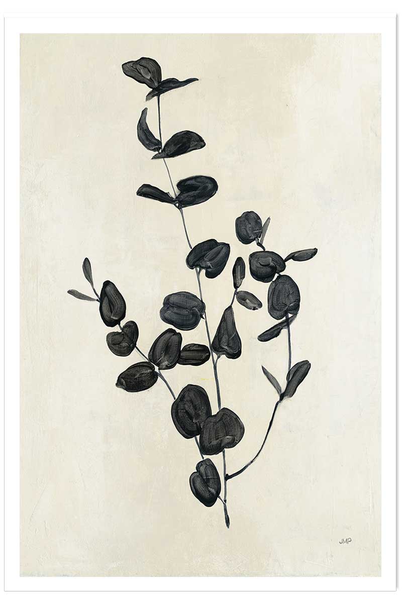 Affiche fleurs Black magic, HEXOA