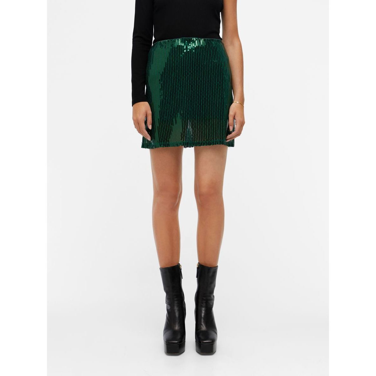 Jupe sequin outlet vert