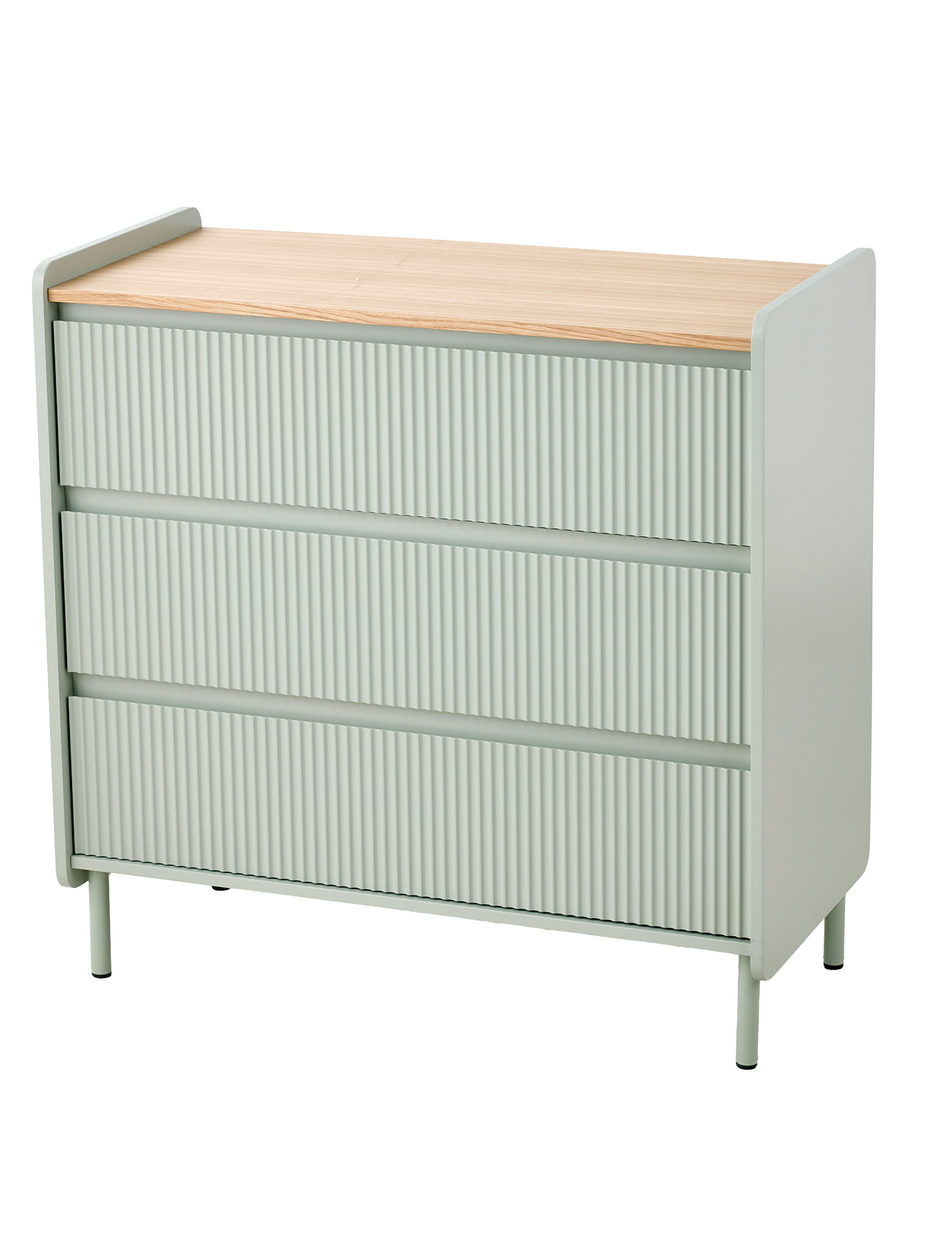 Commode 3 tiroirs Cannelé 42 cm, VERTBAUDET