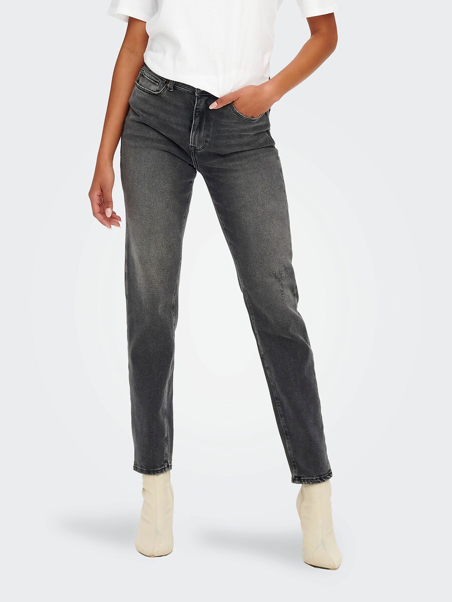 Slim Fit Jeans with High Waist, ONLY