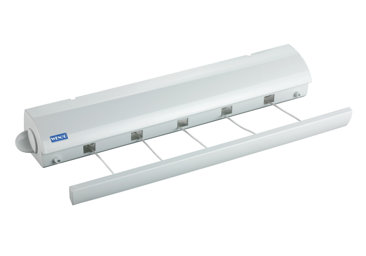 Etendoir corde à linge murale extensible, WENKO