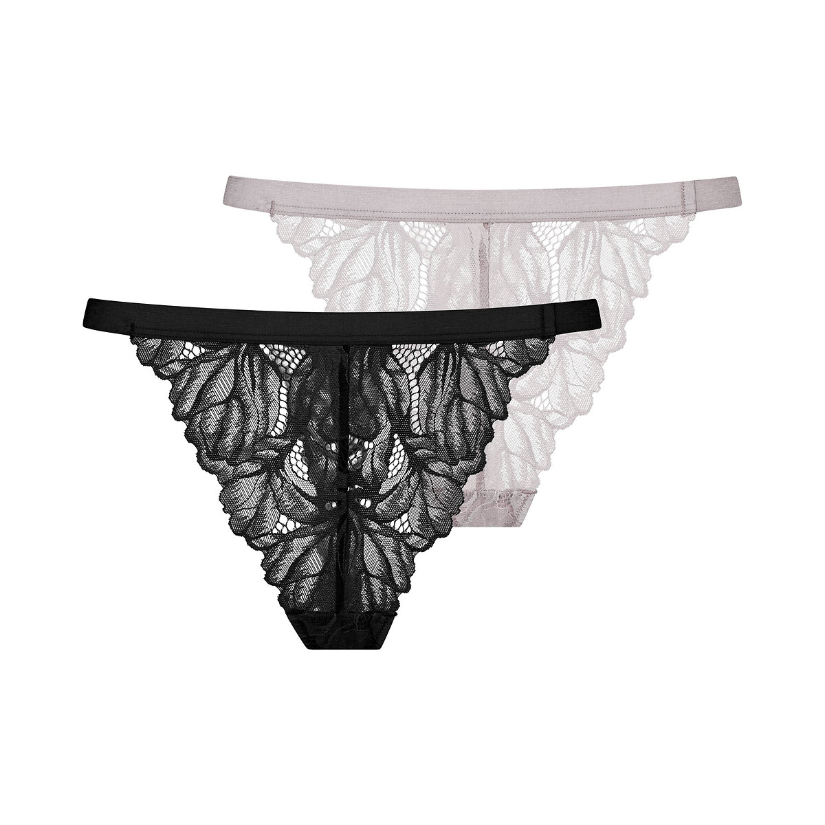 Image of Pack of 2 Trisha Thongs in Lace