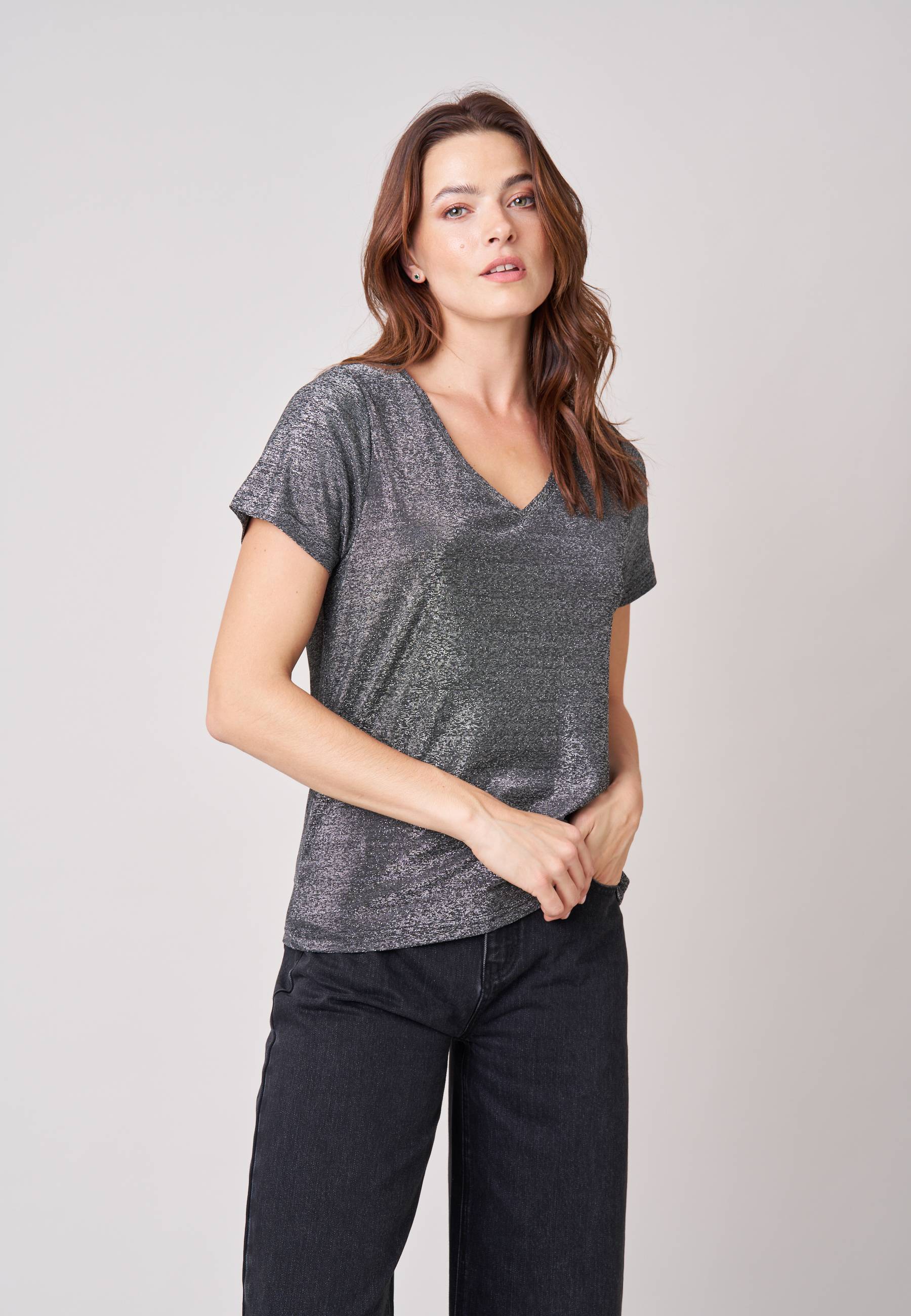 T-shirt femme en fil textile GLORY, DEELUXE