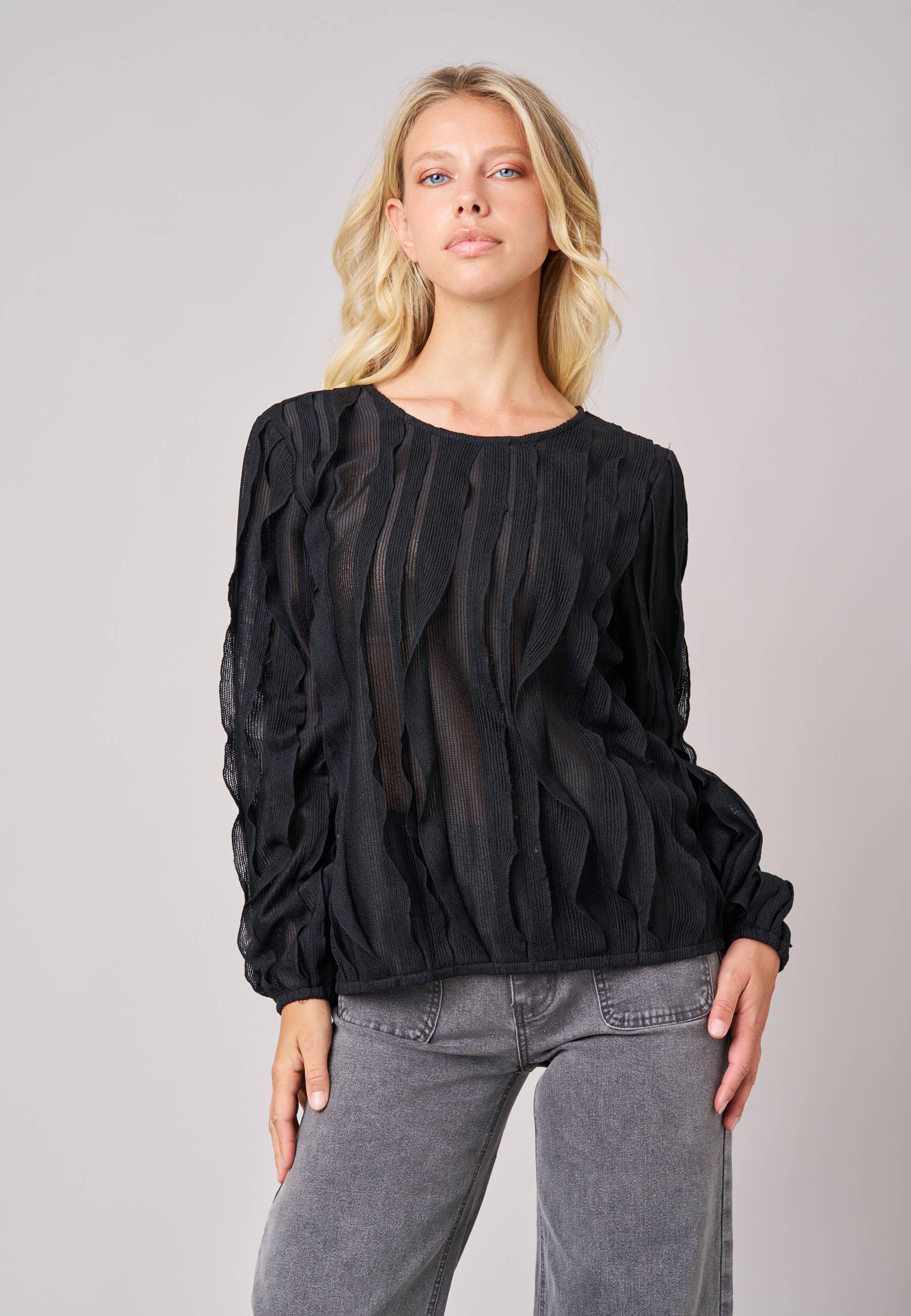 Blouse femme en maille fantaisie FRIANA, DEELUXE