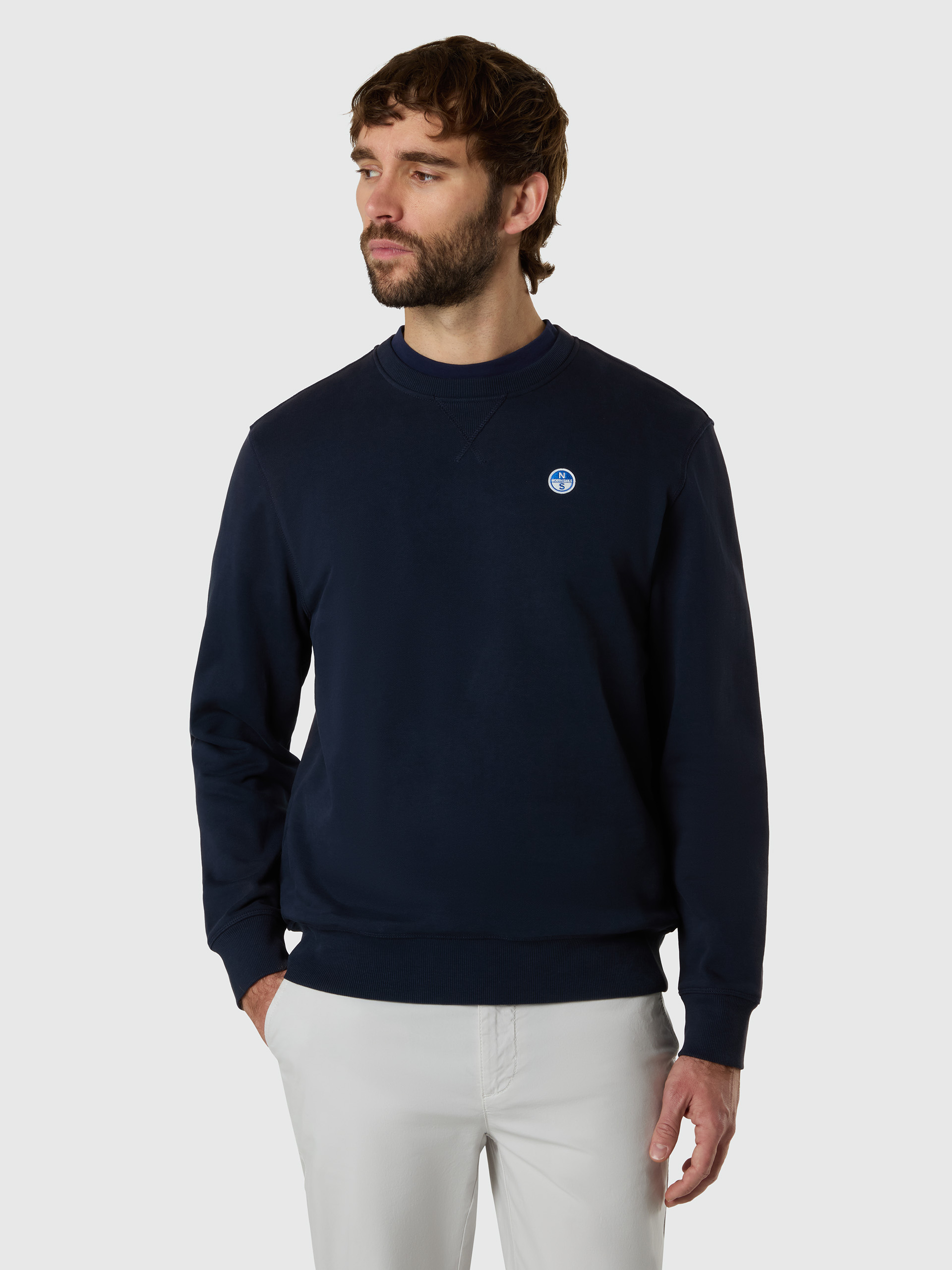 Sweat avec écusson de logo, NORTH SAILS
