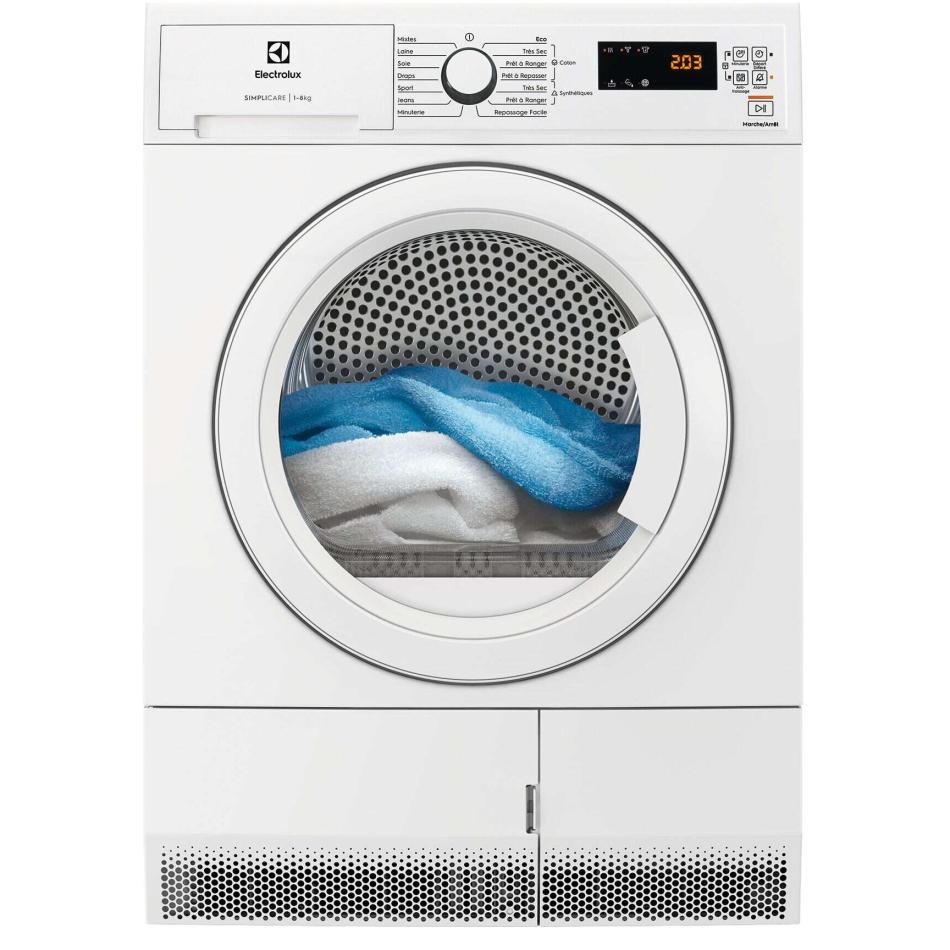 Seche linge frontal EDHF2804DC, ELECTROLUX
