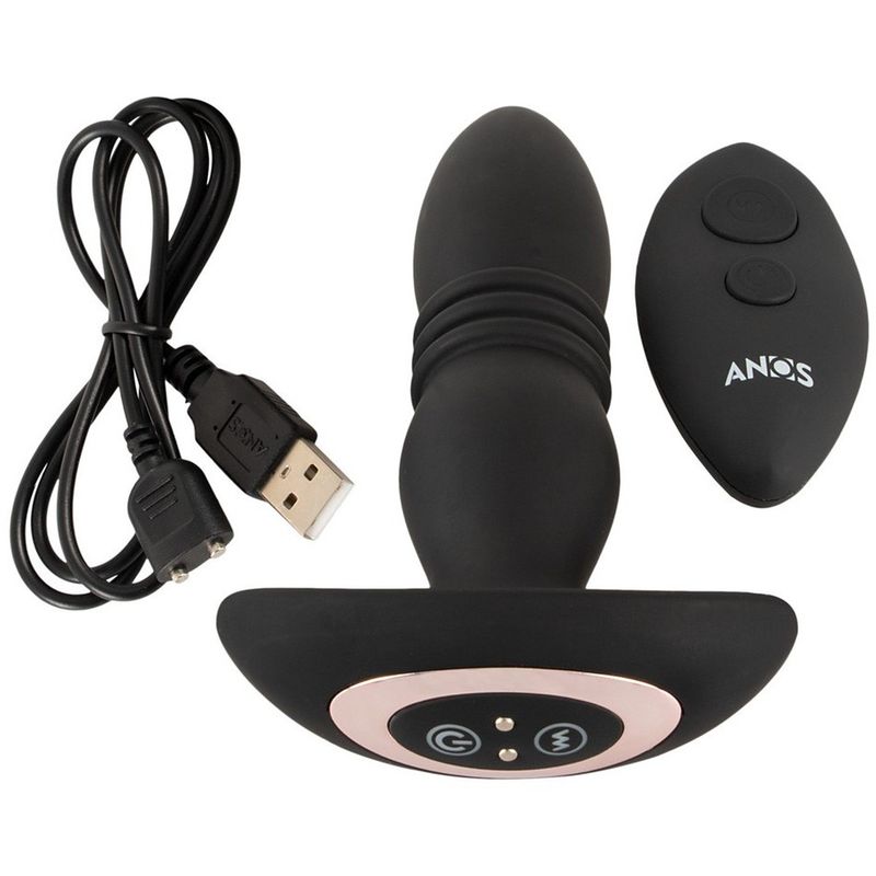 Plug rechargeable va et vient anos noir You 2 Toys La