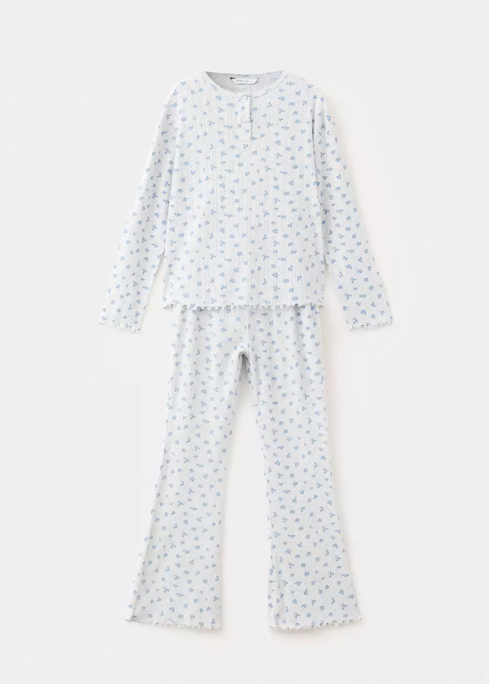 Pyjama long imprimé fleuri, MANGO KIDS