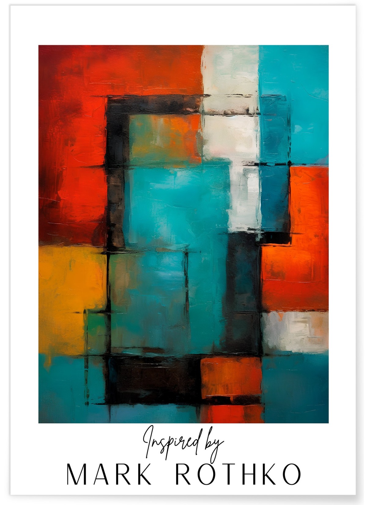 Affiche Mark Rothko n°11, L'AFFICHERIE