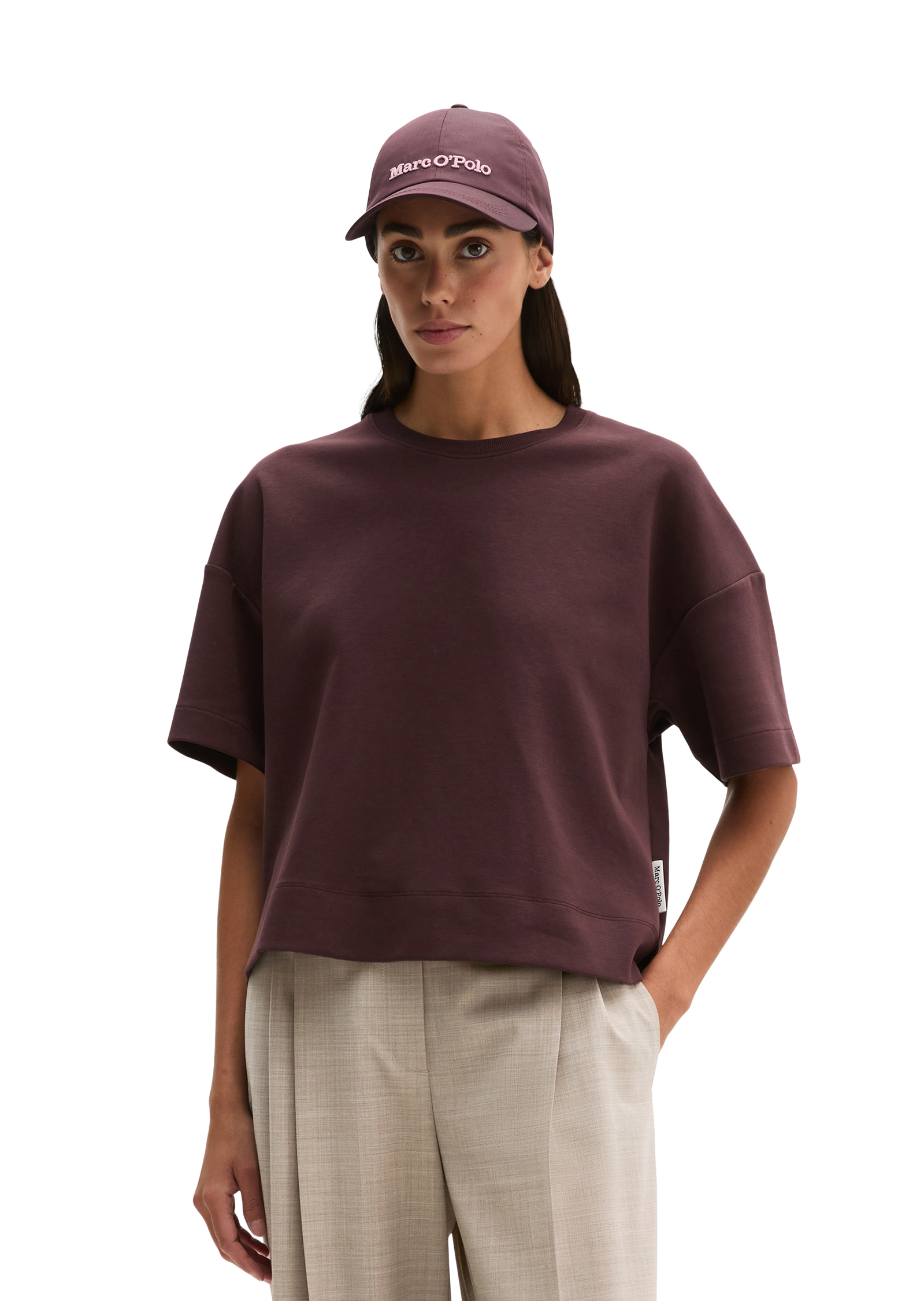 T-shirt loose en qualité interlock, MARC O'POLO