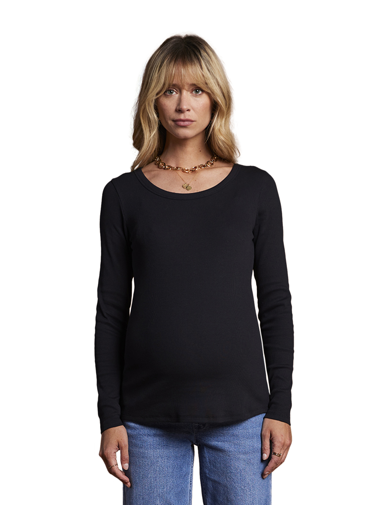 Lot 2 de tee-shirts de grossesse en côtes, ENVIE DE FRAISE