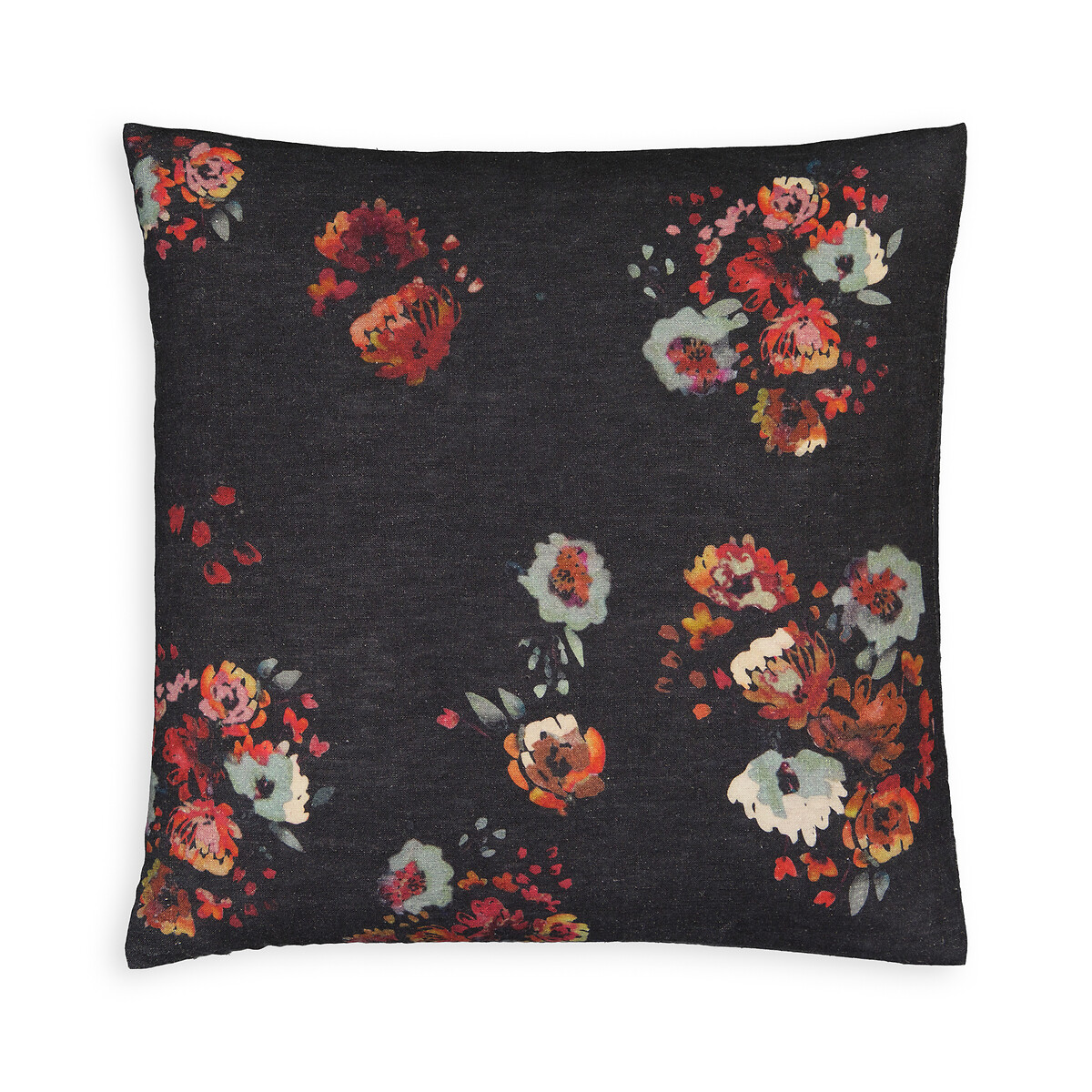 Léonia Vintage Floral 100% Linen Cushion Cover