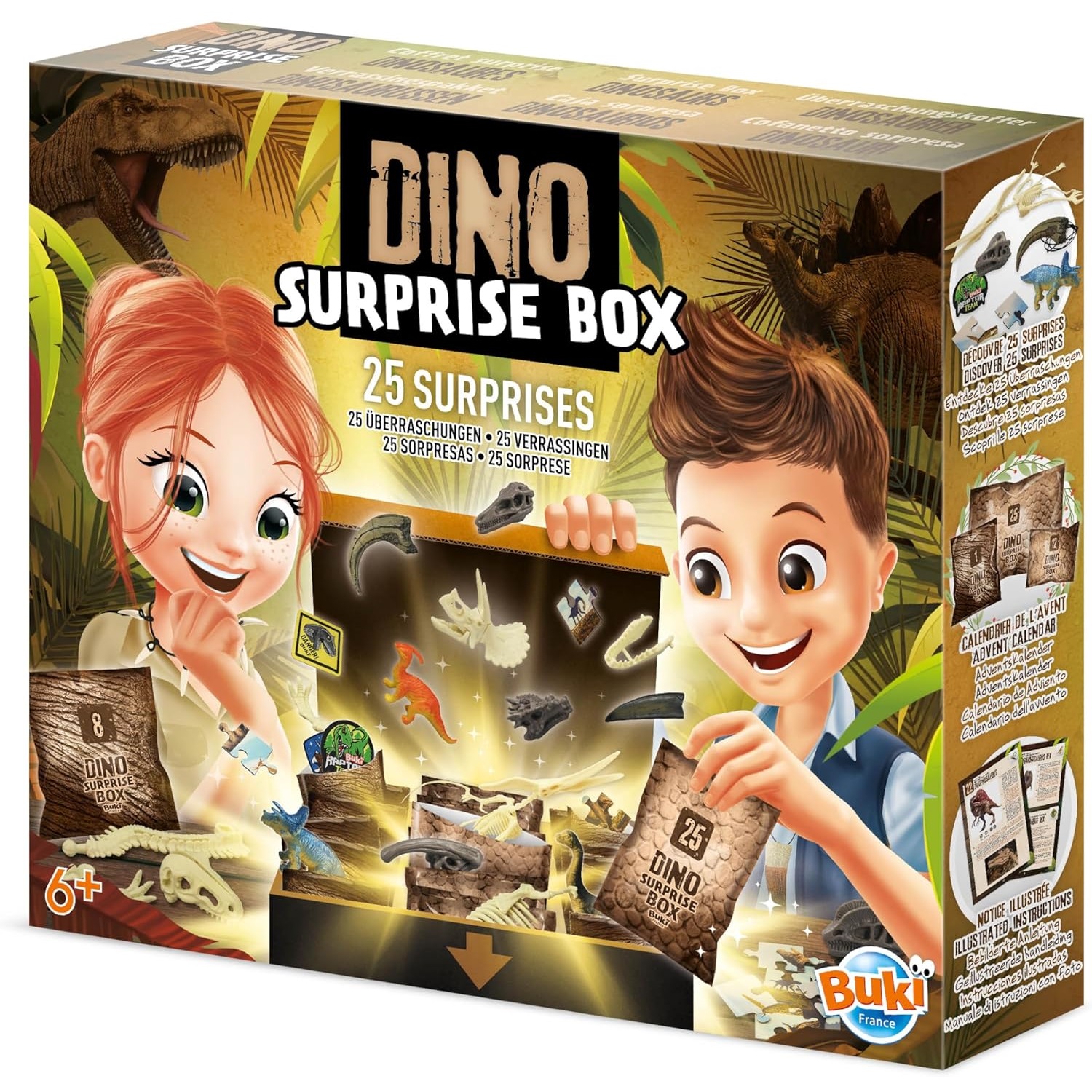Calendrier de l'avent Dino surprise, BUKI FRANCE
