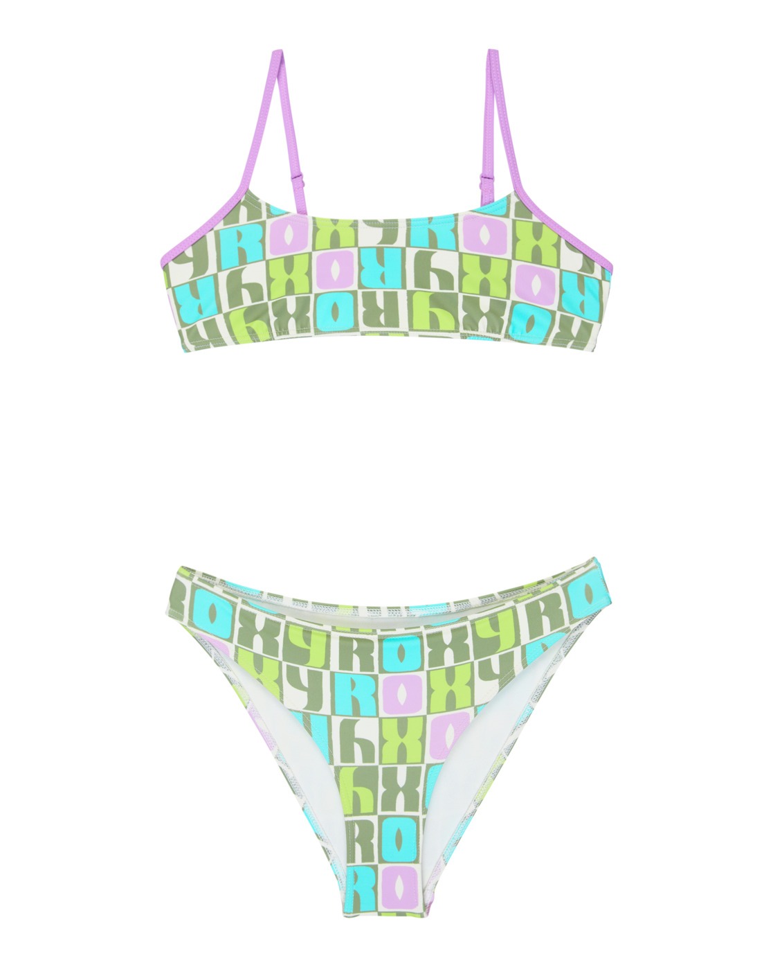 Ensemble 2 pièces bikini bralette deux pièces LETTER UP SET., ROXY
