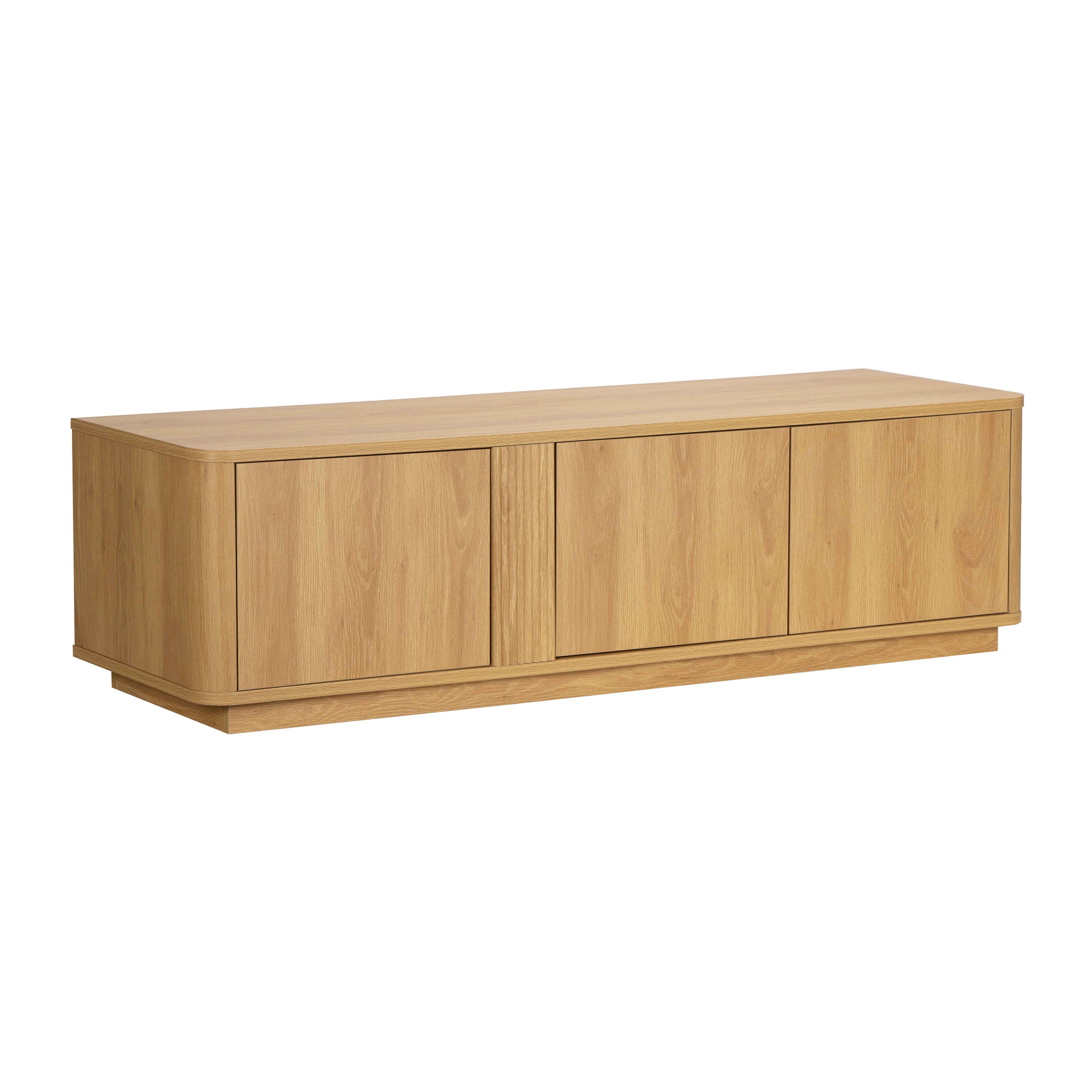 Meuble TV effet bois 150 cm,CESAR, OVIALA