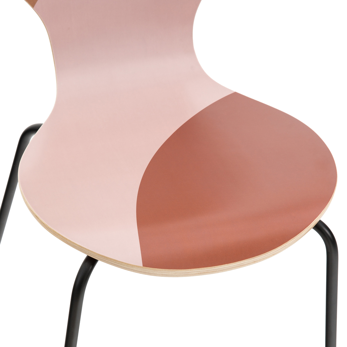 Product photograph of Set Of 2 Bonna Printed Stackable Chairs from La Redoute UK.