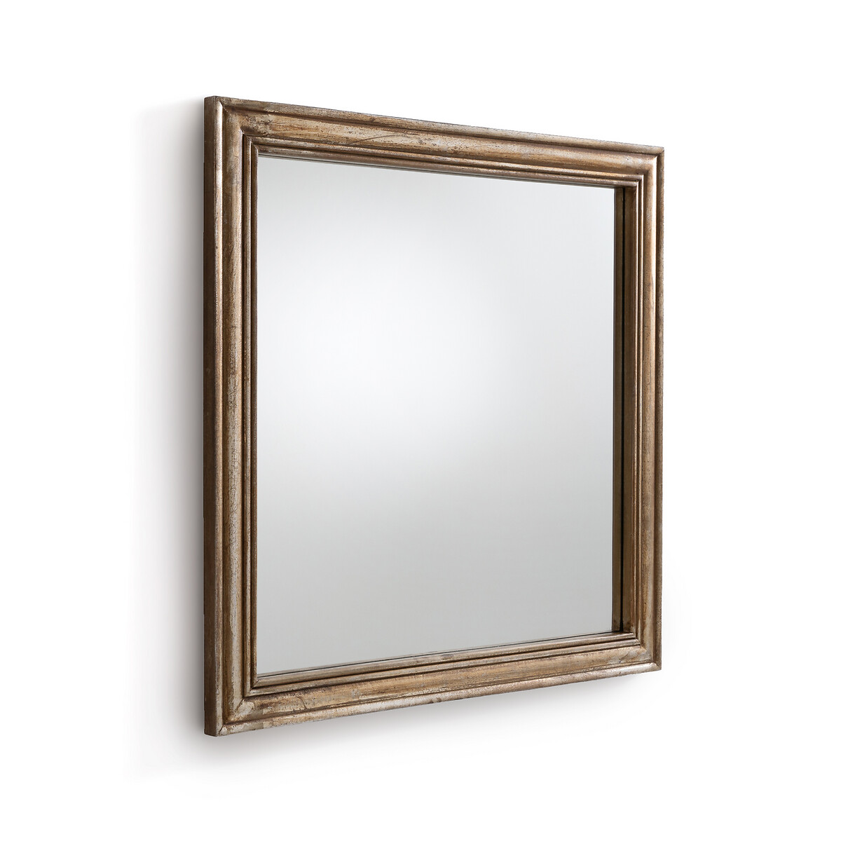 Miroir manguier massif carré H71,5 cm, Afsan