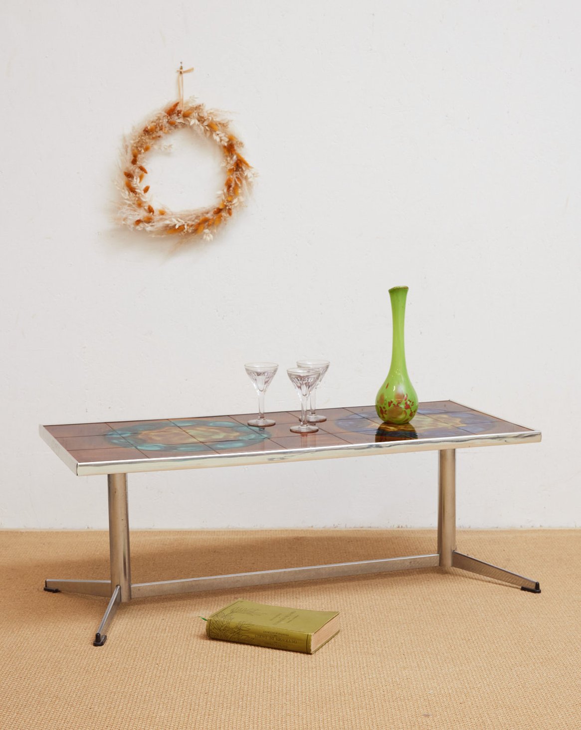 Table basse en céramique Donna N°1107 - Bon état, DEBONGOUT