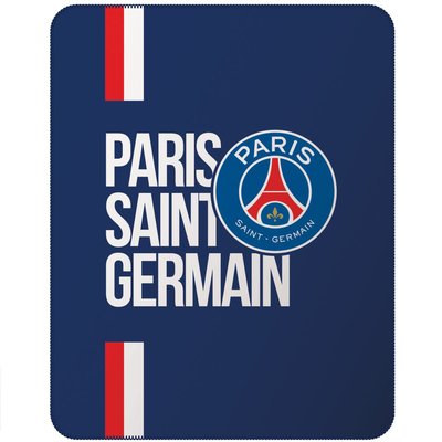Plaid polaire imprimé 100% polyester, Paris Saint Germain STYLE PSG