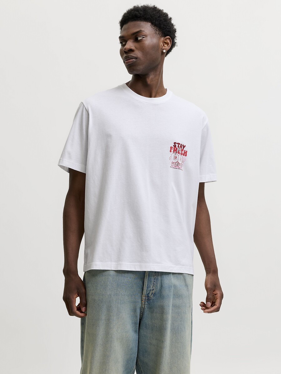 T-shirt graphique logo dos, JACK & JONES