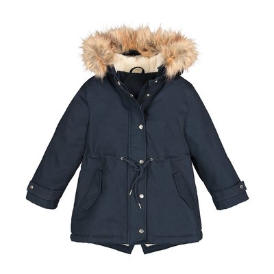 Cotton Warm Hooded Parka, 2-14 Years LA REDOUTE COLLECTIONS