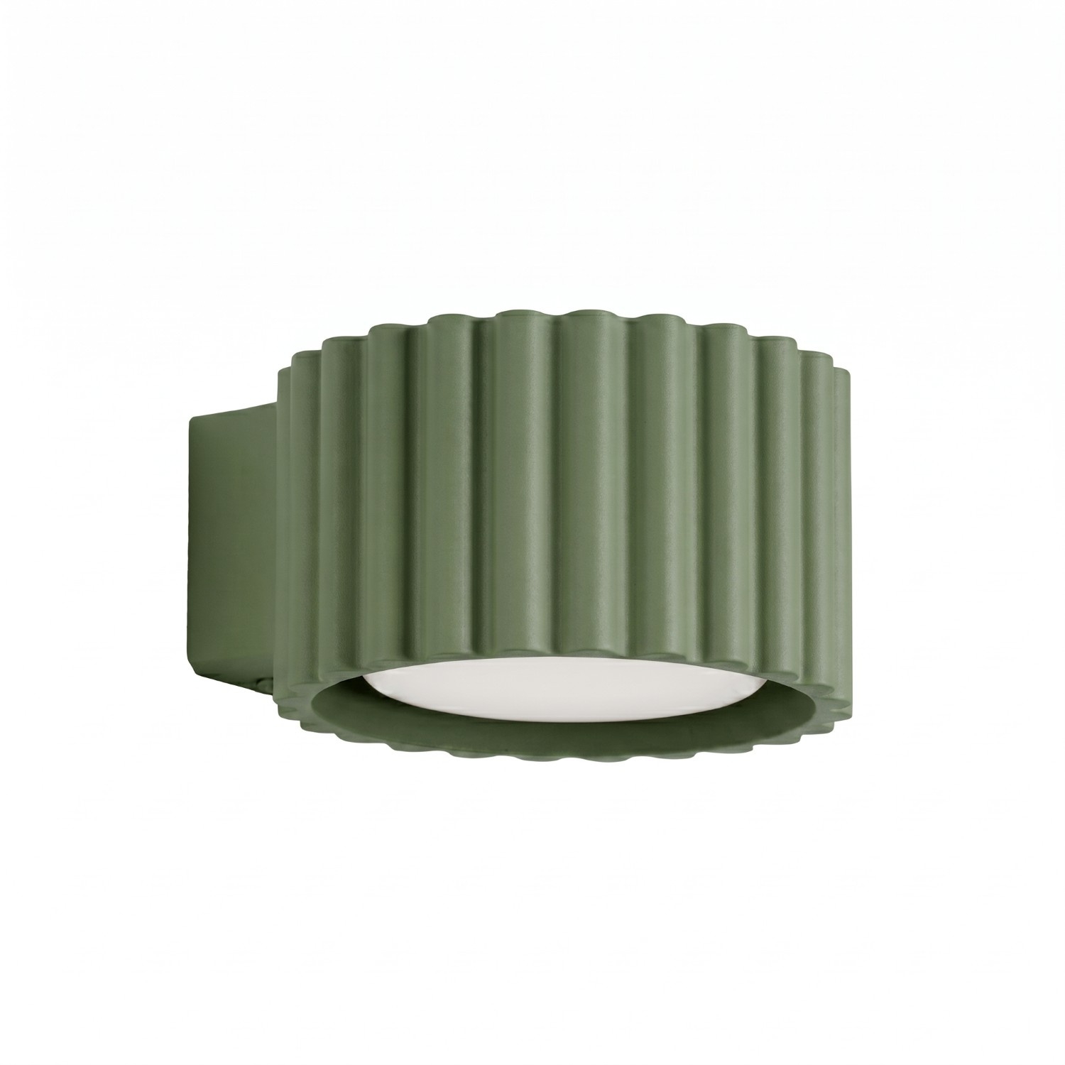 Applique murale Aluminium Vert Olive Gx53 1 AURA, EDEN