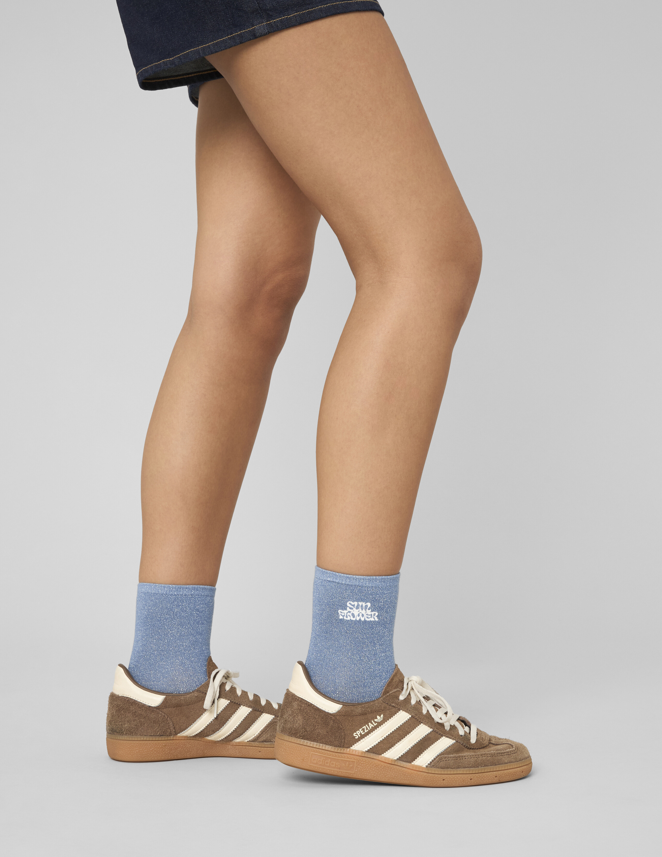 Lot de 2 paires de chaussettes brodées, BZB