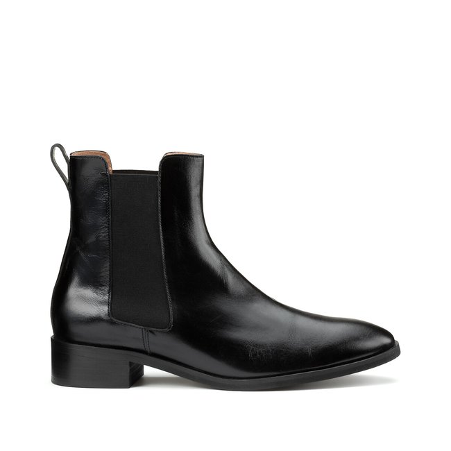 Domicio Leather Chelsea Boots, black, JONAK