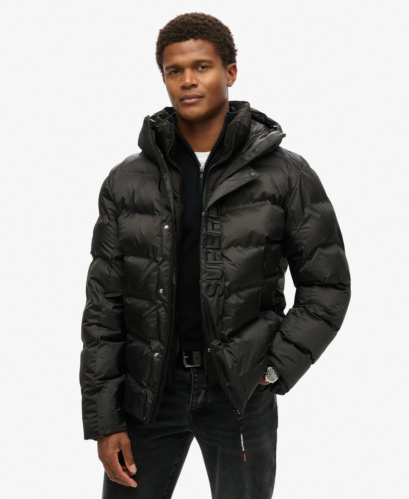 Doudoune à capuche City Graphic, SUPERDRY