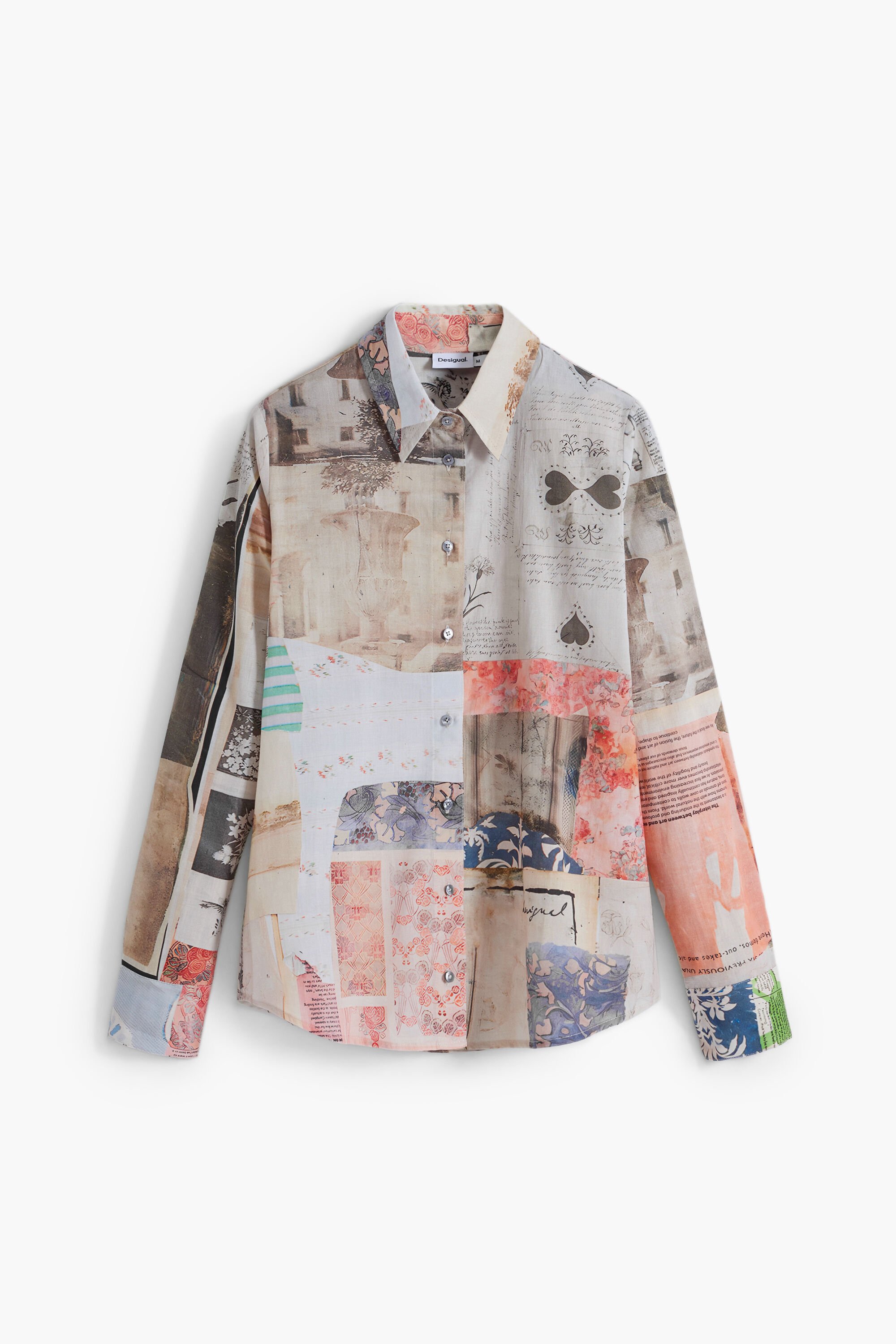Chemise cartes postales, DESIGUAL