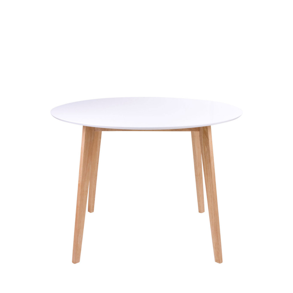 Table à manger 2 personnes ronde en bois- VOJENS, HOUSE NORDIC