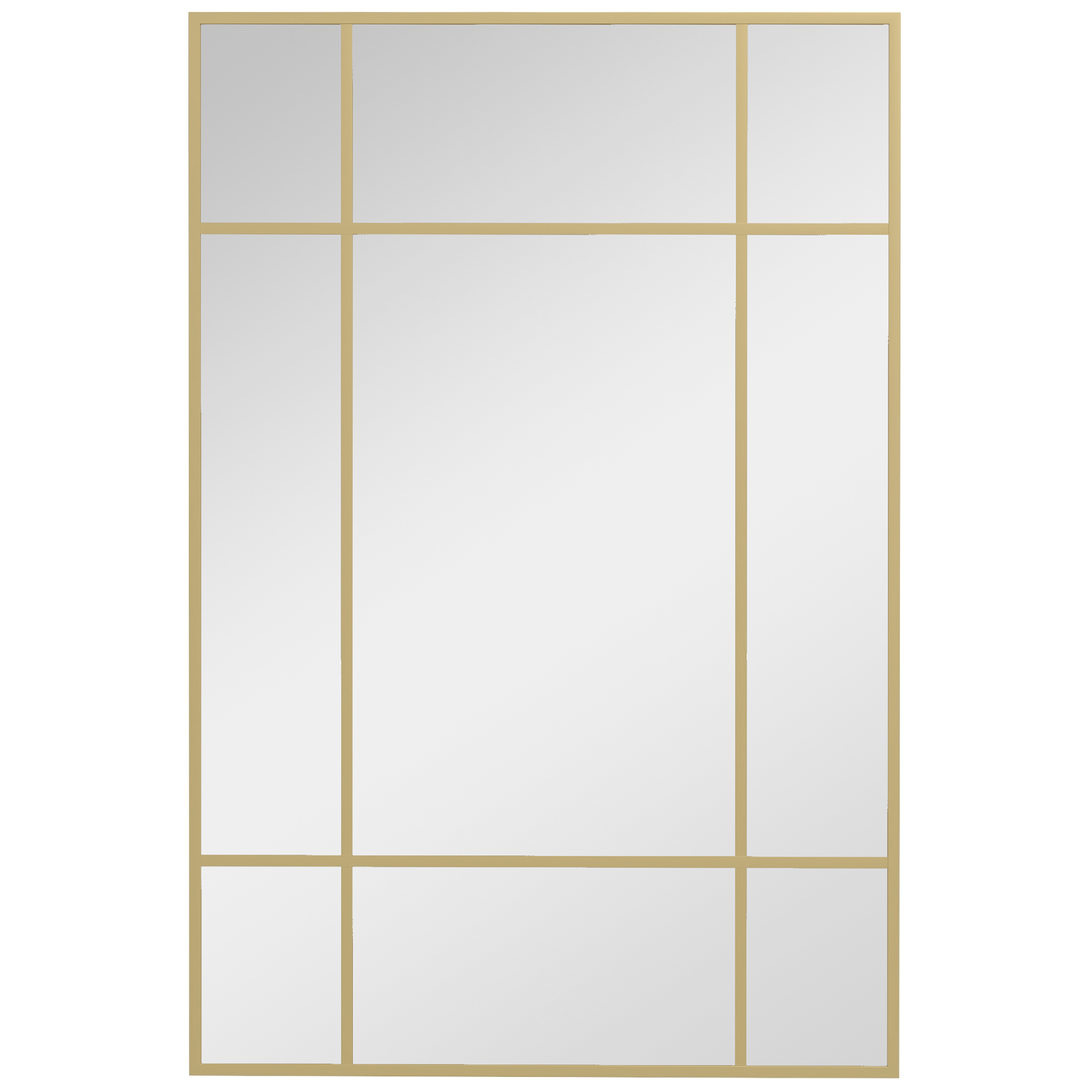Miroir mural Verre Or, HOMCOM