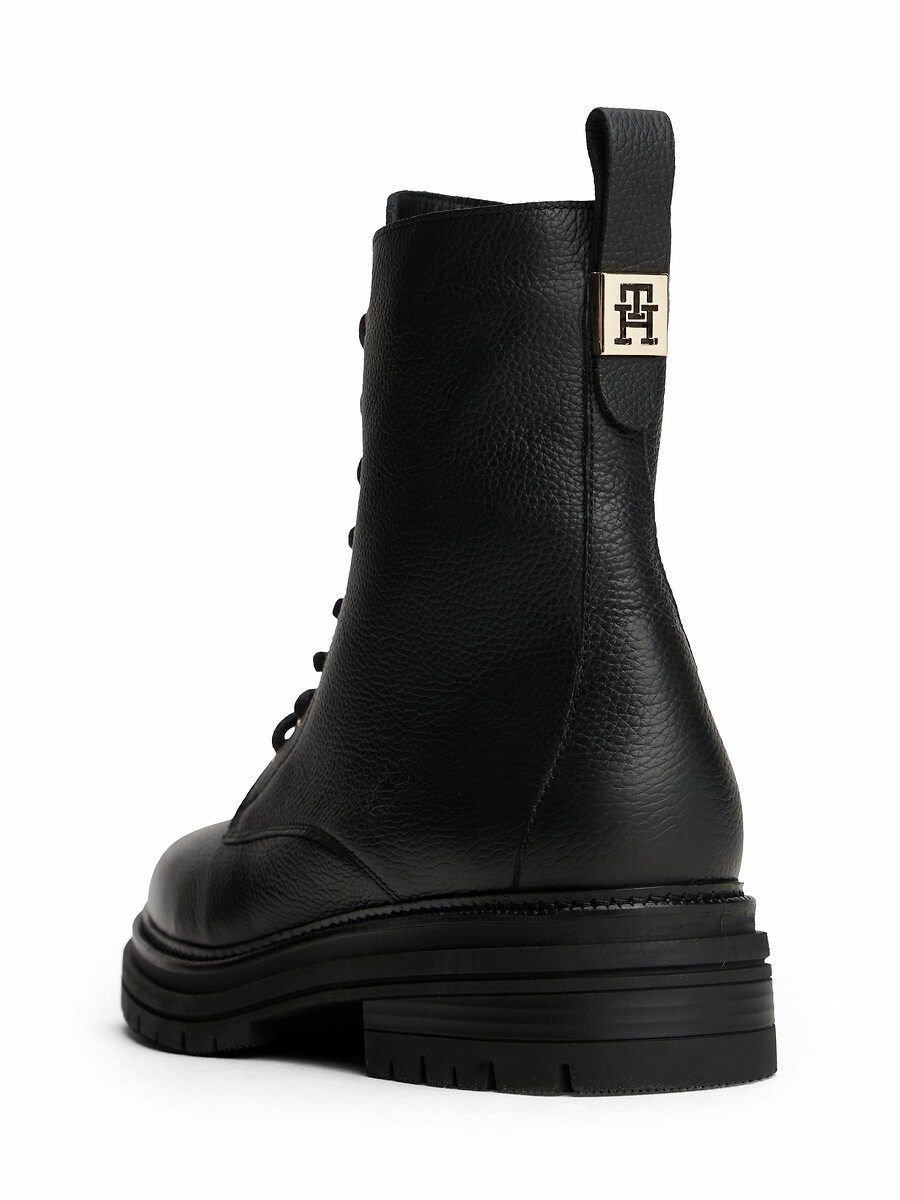 Tommy Hilfiger Botines de piel con cordones — foto 6