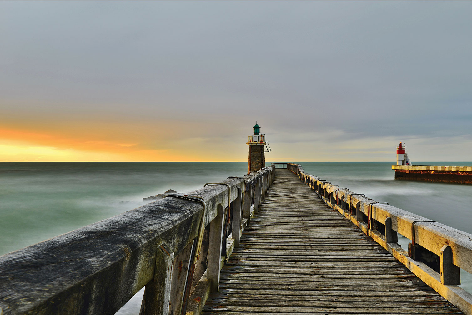 Tableau capbreton glassy sous estacade, HEXOA