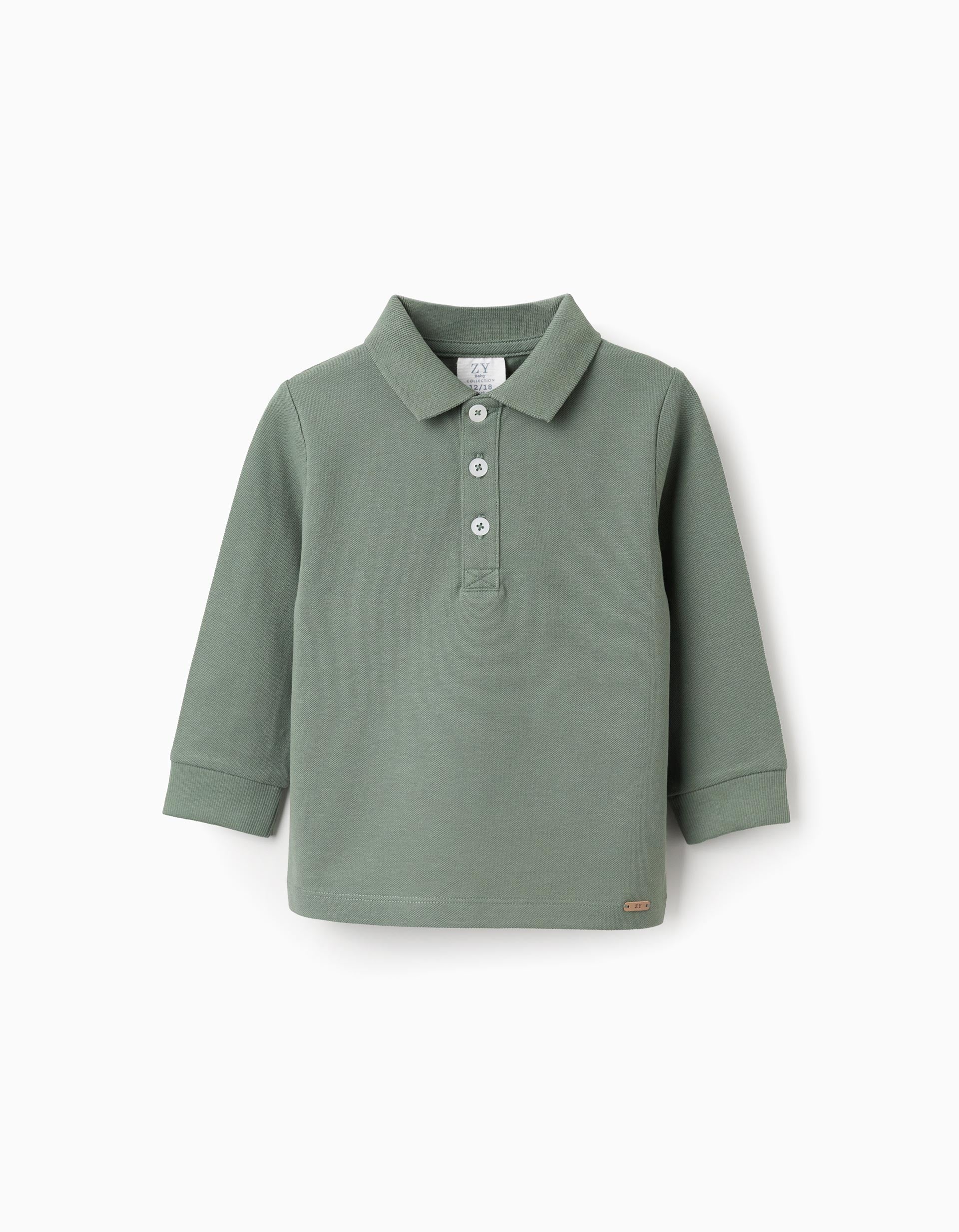 Polo à Manches Longues en Coton, ZIPPY