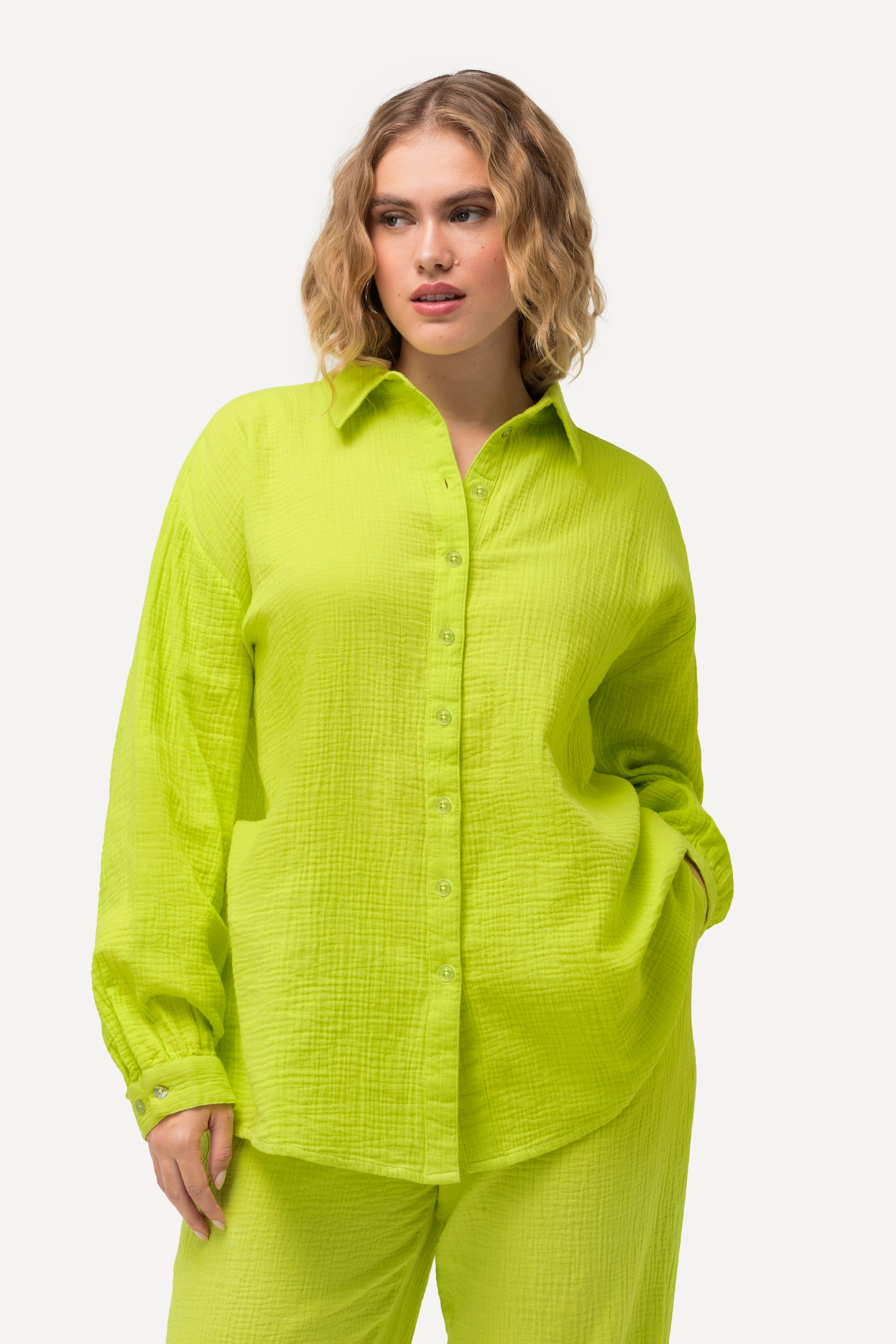 Chemisier oversize en mousseline, ULLA POPKEN