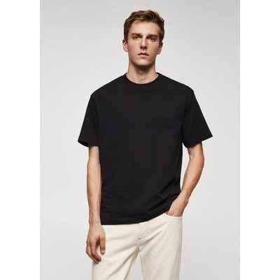 T-shirt essentiel 100 % coton relaxed-fit MANGO MAN