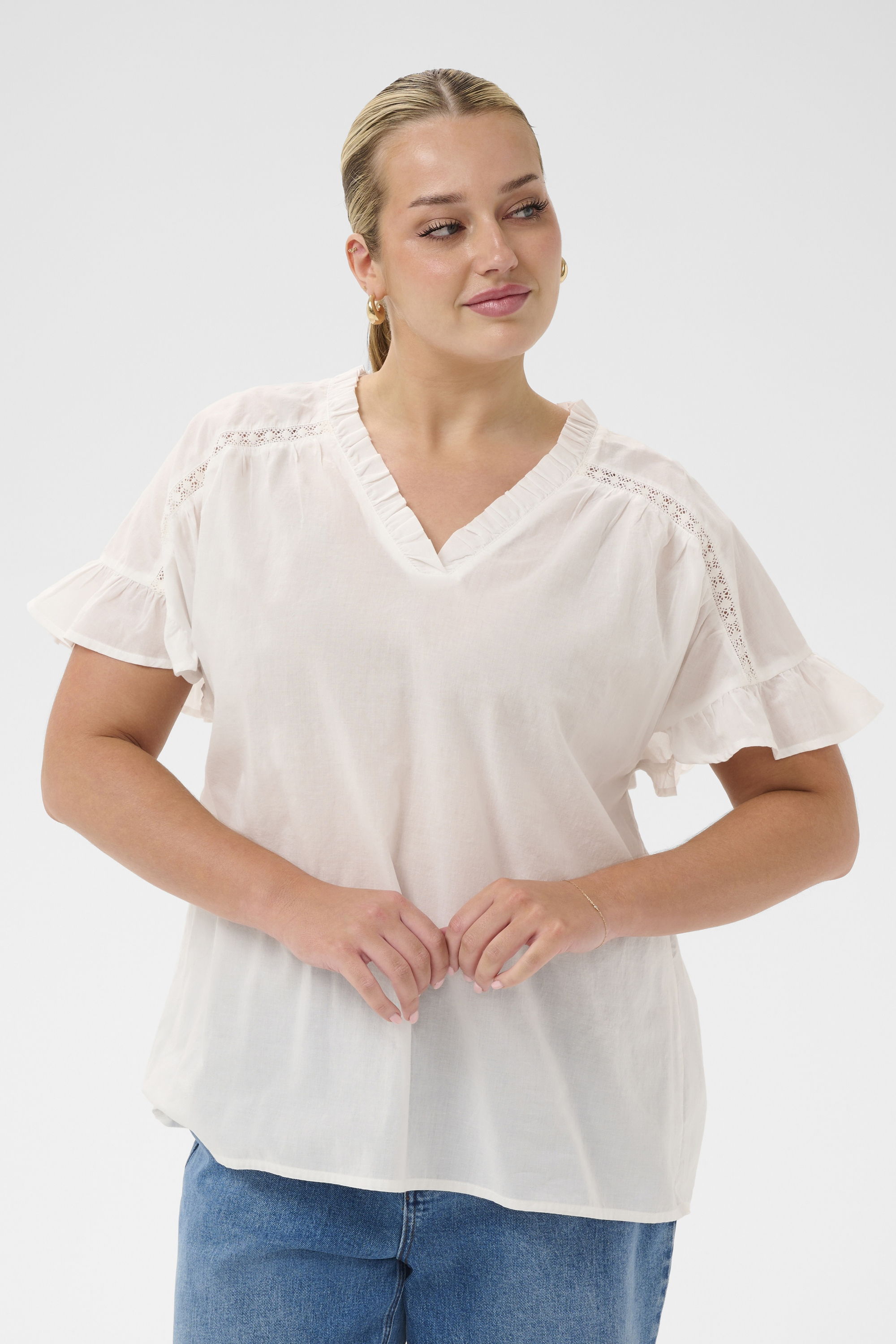 Blouse sans manches, KAFFE CURVE