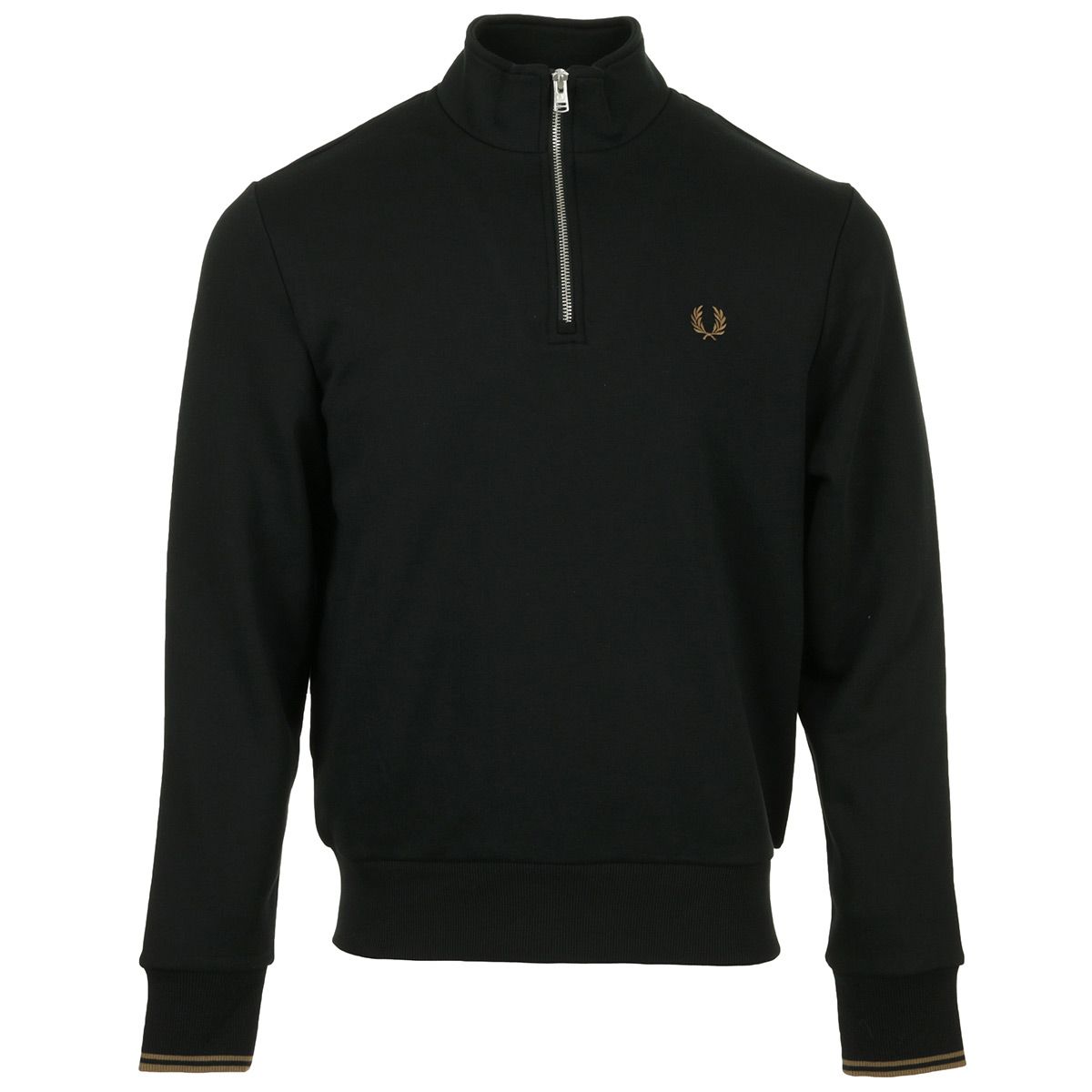 Half zip sweatshirt black Fred Perry La Redoute