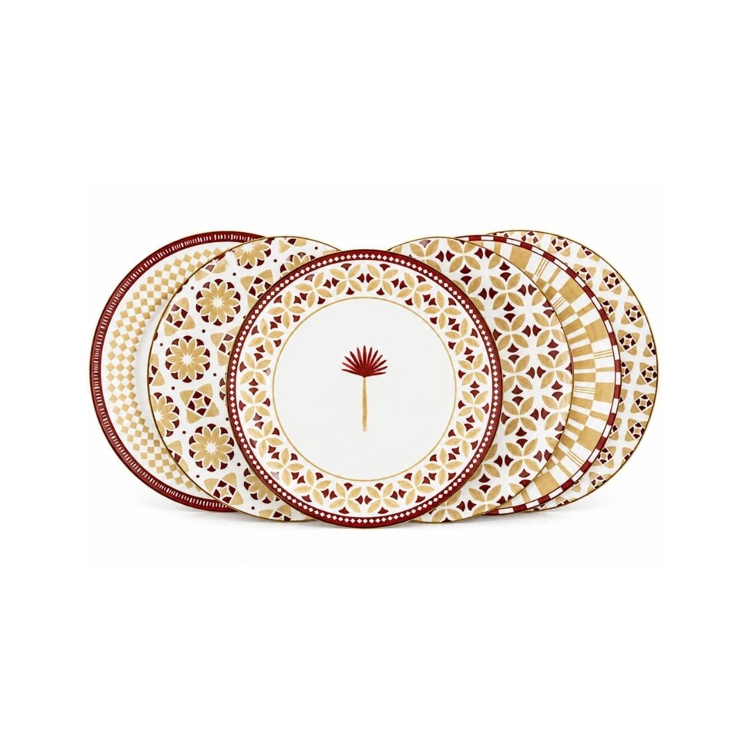 Lot de 6 petites assiettes, SABELA, ARTIME