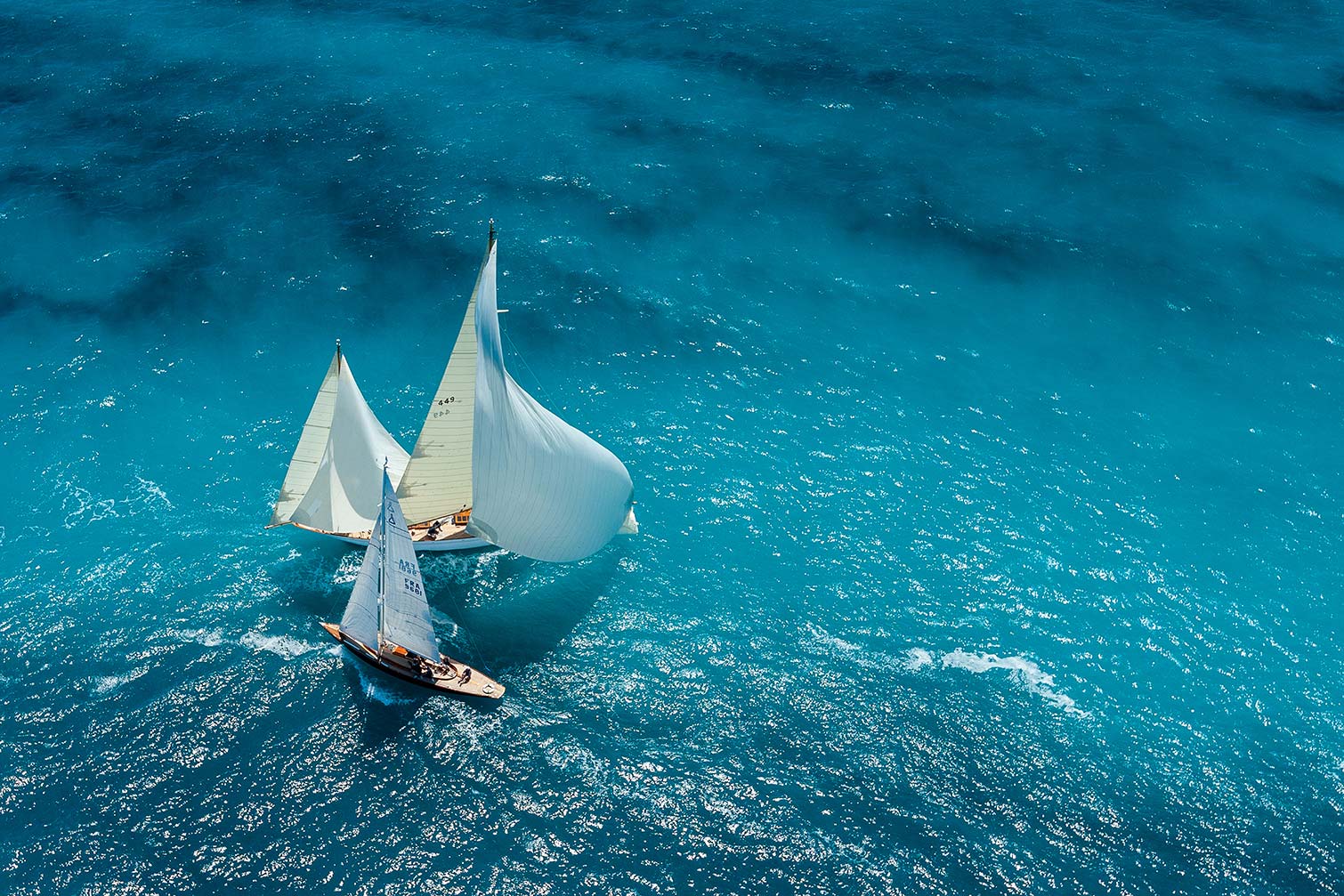 Tableau mer croisement bleu, HEXOA