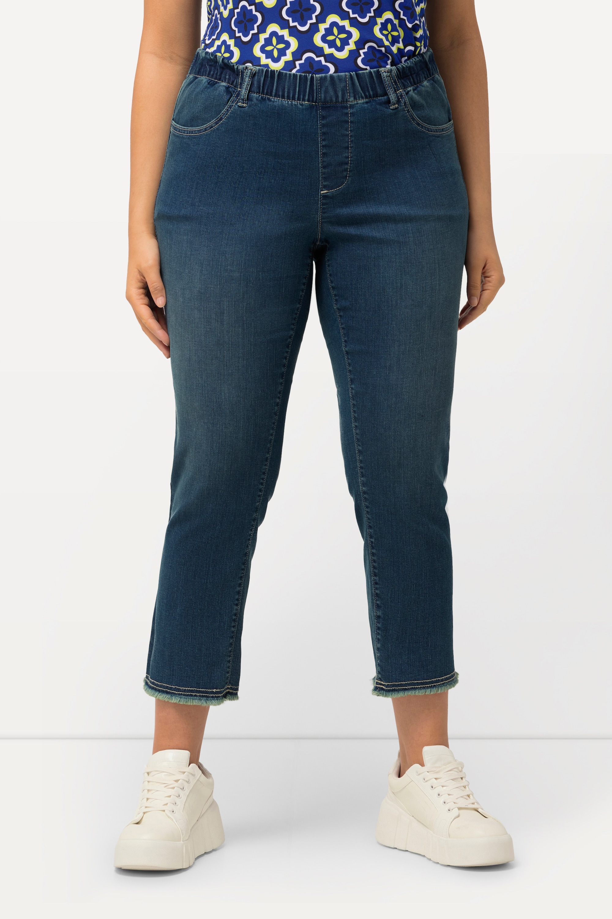 Jean Sienna longueur 7/8. Taille élastique., ULLA POPKEN