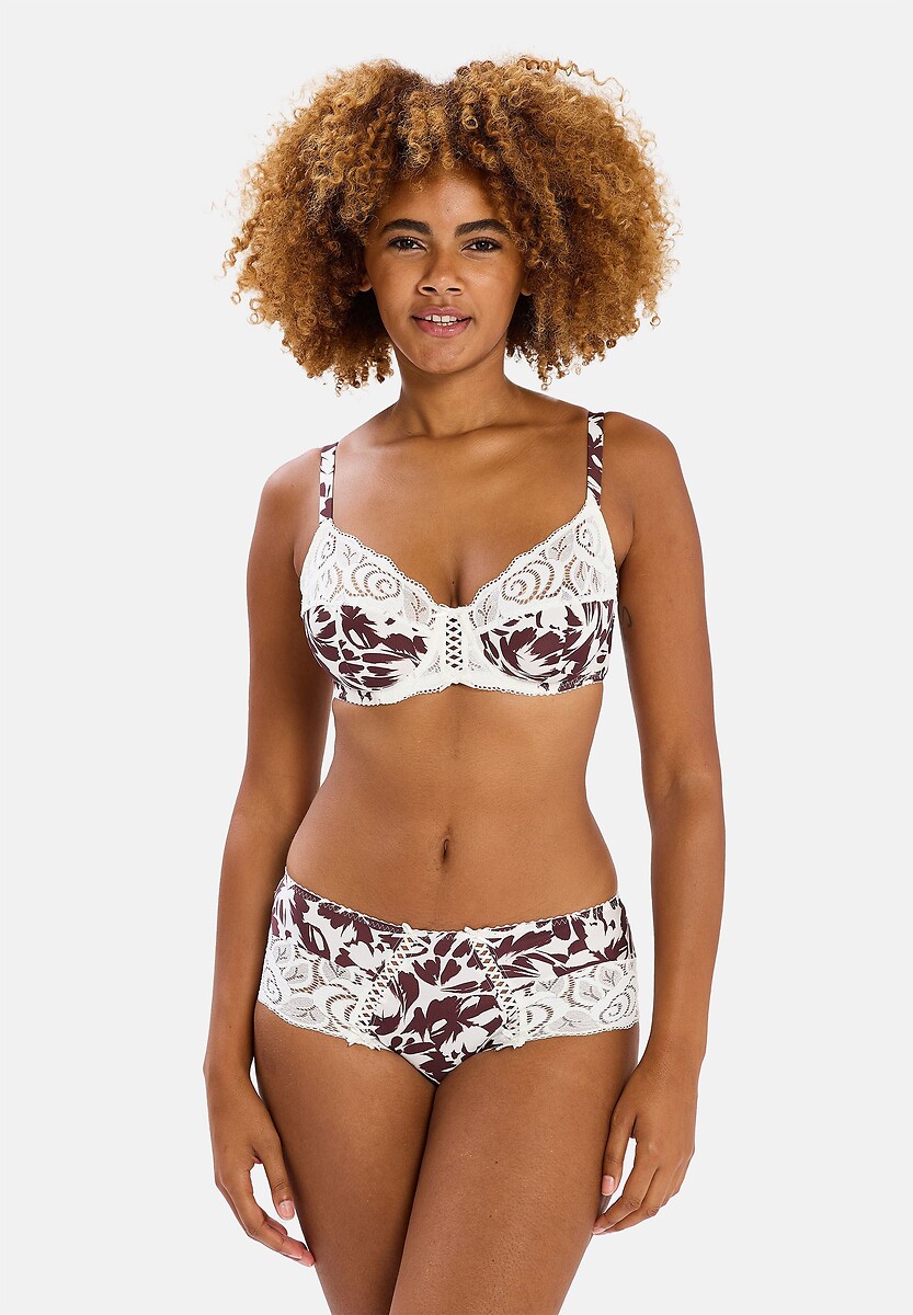 Shorty microfibre imprimée AMELIE PRINT, SANS COMPLEXE