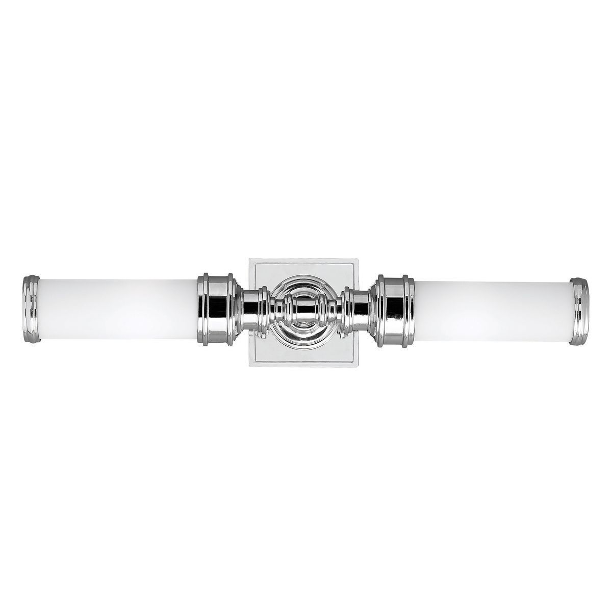 applique salle de bain payne 2x3w led chrome poli