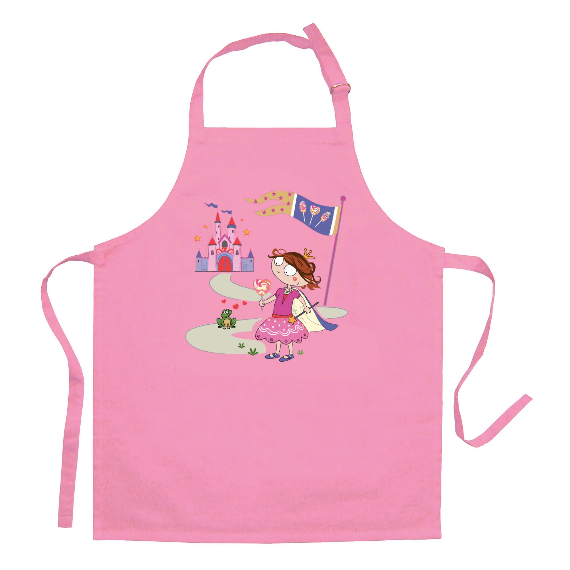 Tablier de cuisine enfant Princesse et grenouille recyclé, WINKLER