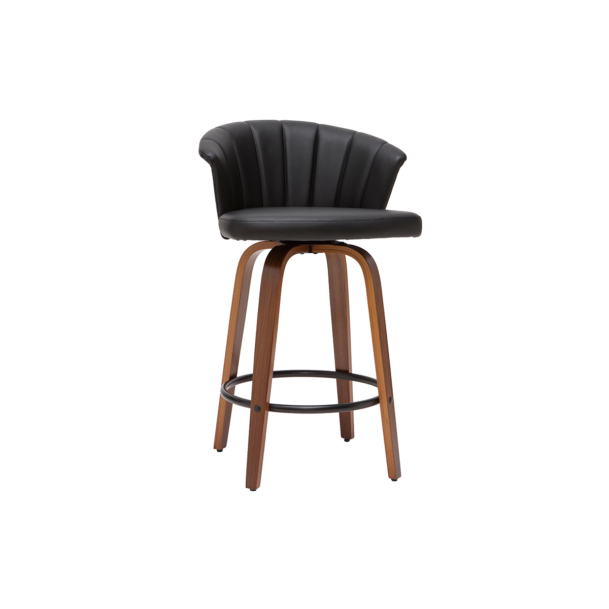 Tabouret de bar design pivotant H65cm ALBIN, MILIBOO