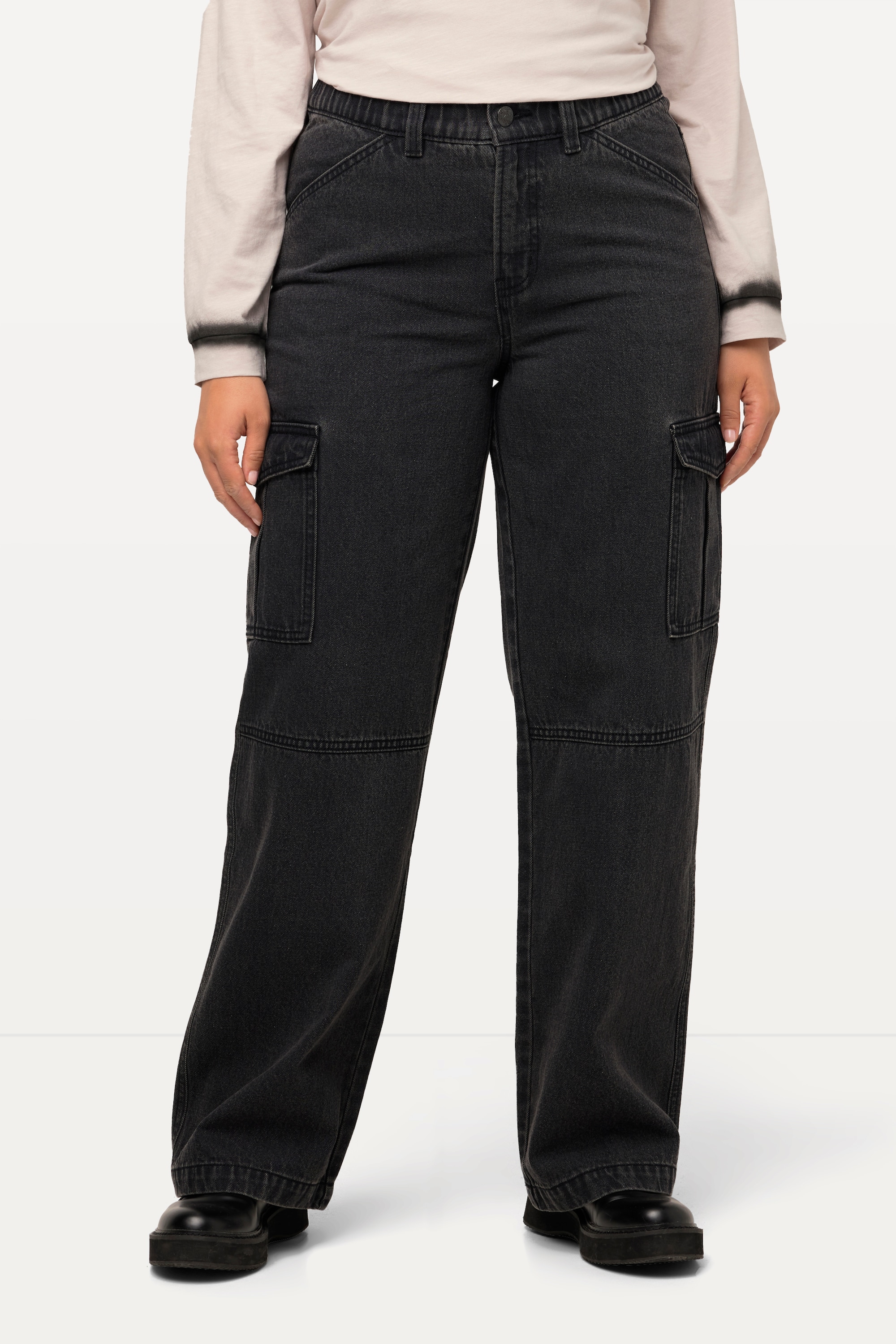 Jean cargo Mandy, coupe large et droite, ULLA POPKEN