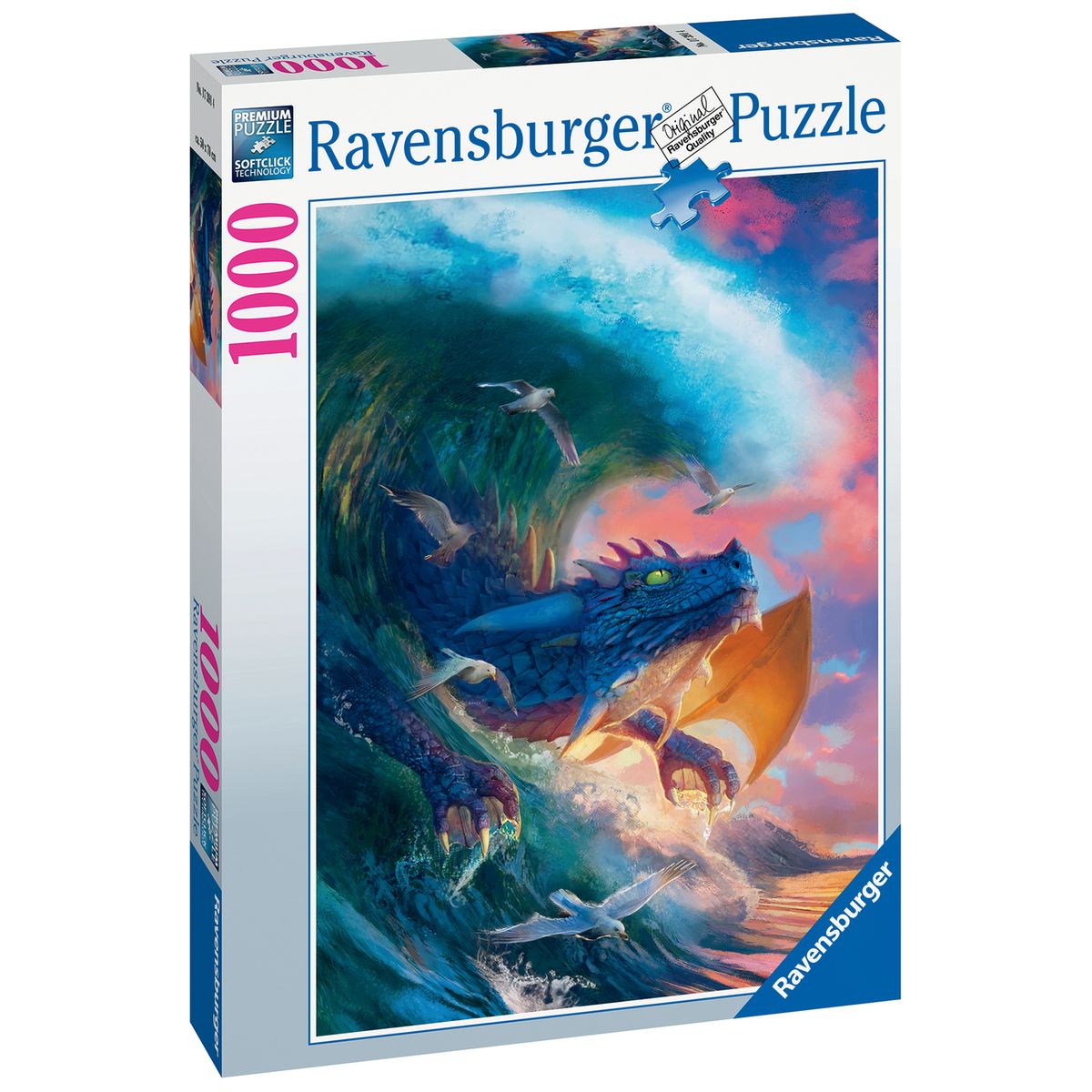 Ravensburger - puzzle adulte - puzzle 1000 p - super mario - 14970